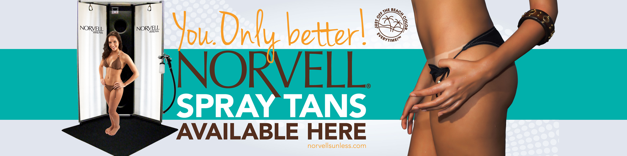 Norvell Spray Tans Available at The Sunshine Factory in Greenville